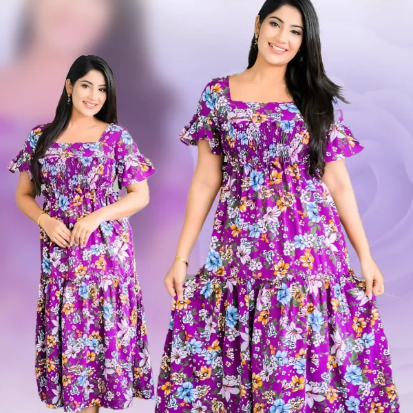 Manola Purple Smoking Dress