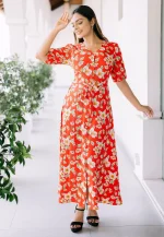 Molly Maxi Dress Red