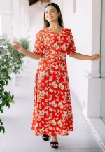 Molly Maxi Dress Red - Image 5