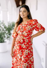 Molly Maxi Dress Red - Image 4