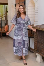 Opeliya Maxi Dress Purple - Image 6