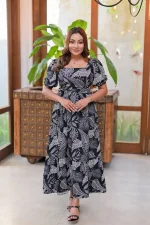 Willow Maxi Dress Black - Image 7