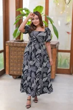 Willow Maxi Dress Black - Image 5